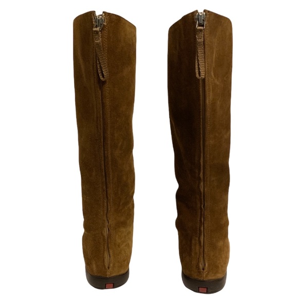 Prada Mid Calf Suede Boots - Picture 5 of 7